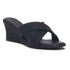 Joliee Cross-Straps Woven Wedges